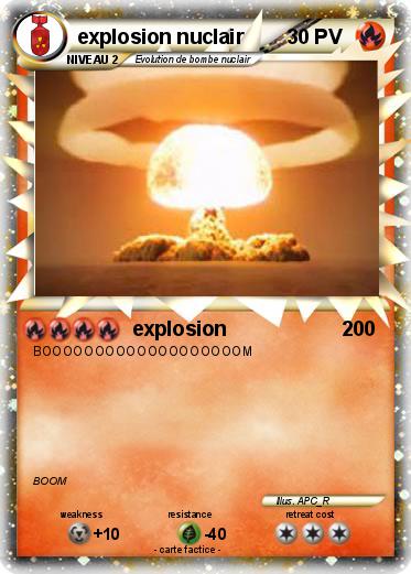 Pokemon explosion nuclair