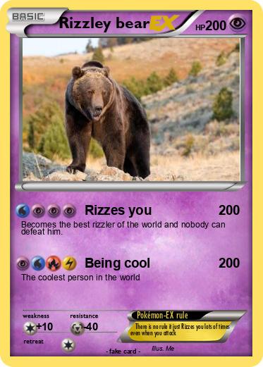 Pokemon Rizzley bear