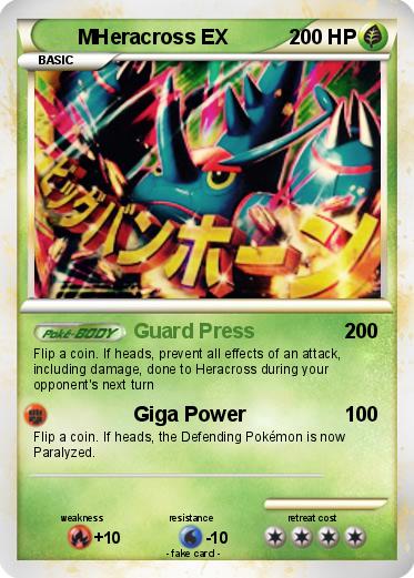 Pokemon MHeracross EX