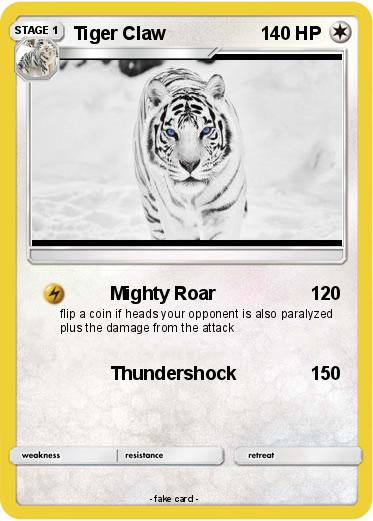 Pokemon Tiger Claw