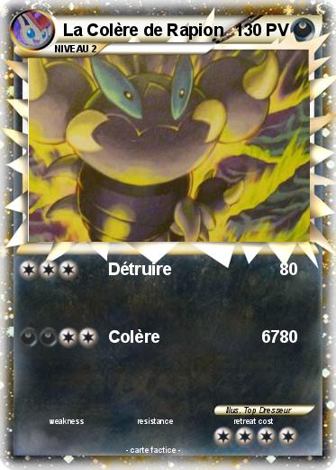 Pokemon La Colère de Rapion