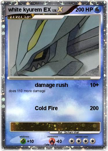 Pokemon white kyurem EX
