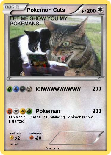 Pokemon Pokemon Cats