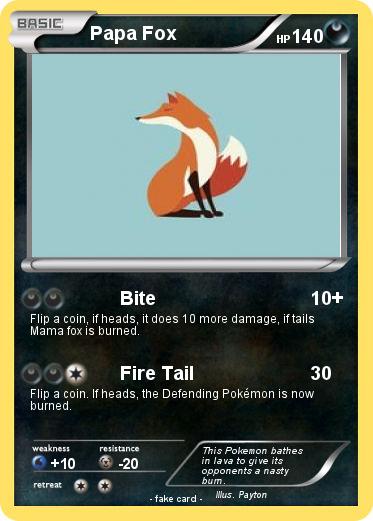 Pokemon Papa Fox