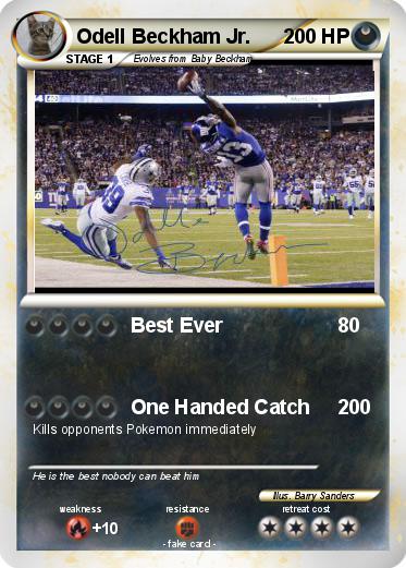 Pokemon Odell Beckham Jr.