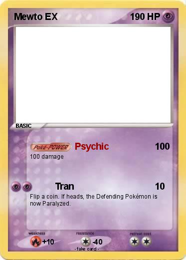 Pokemon Mewto EX