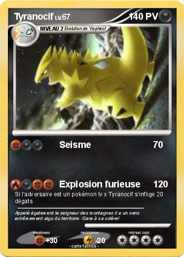 Pokemon Tyranocif