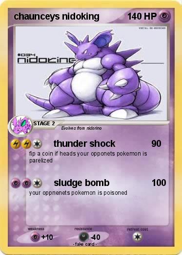 Pokemon chaunceys nidoking