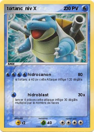 Pokemon tortanc  niv X                     2