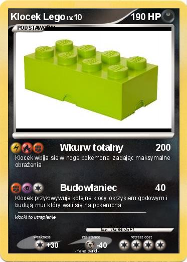 Pokemon Klocek Lego