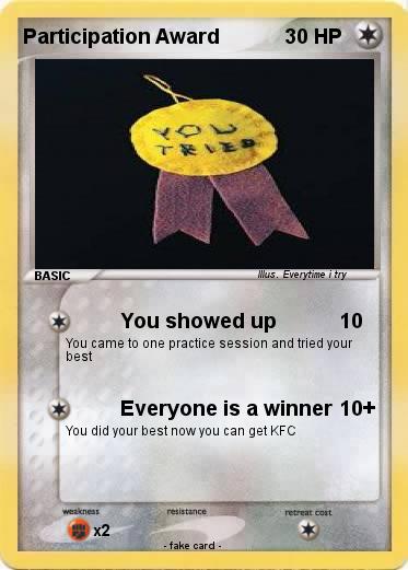 Pokemon Participation Award