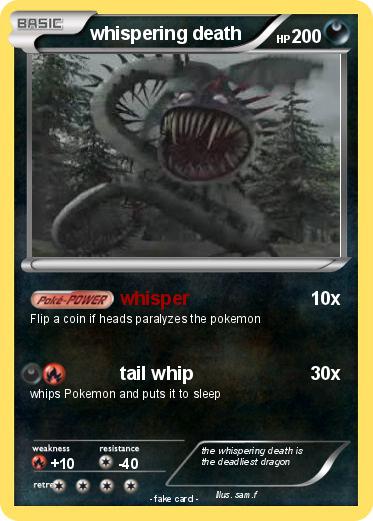 Pokemon whispering death