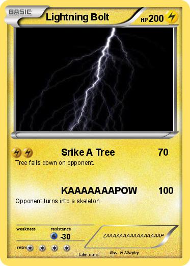 Pokemon Lightning Bolt
