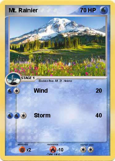 Pokemon Mt. Rainier
