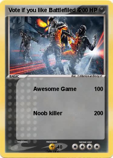 Pokemon Vote if you like Battlefiled 4