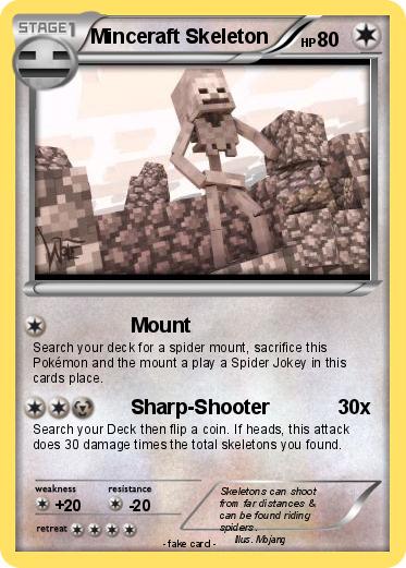 Pokemon Minceraft Skeleton