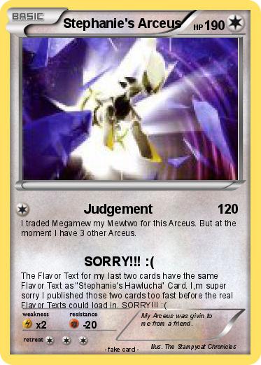 Pokemon Stephanie's Arceus