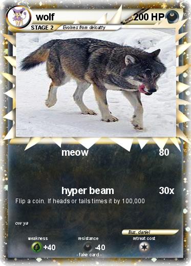 Pokemon wolf