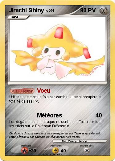 Pokemon Jirachi Shiny