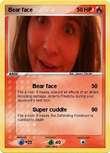 Pokemon Bear face