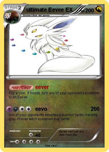 Pokemon ultimate Eevee EX