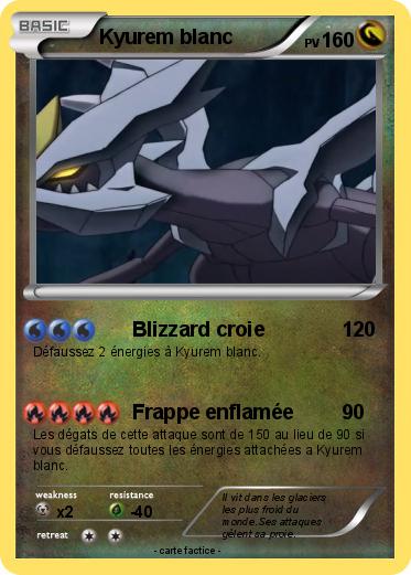 Pokemon Kyurem blanc