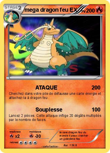 Pokemon mega dragon feu EX