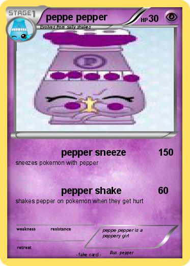 Pokemon peppe pepper