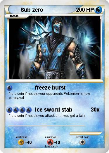 Pokemon Sub zero