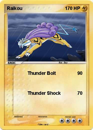 Pokemon Raikou