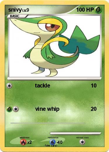 Pokemon snivy