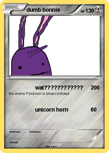 Pokemon dumb bonnie