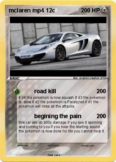 Pokemon mclaren mp4 12c