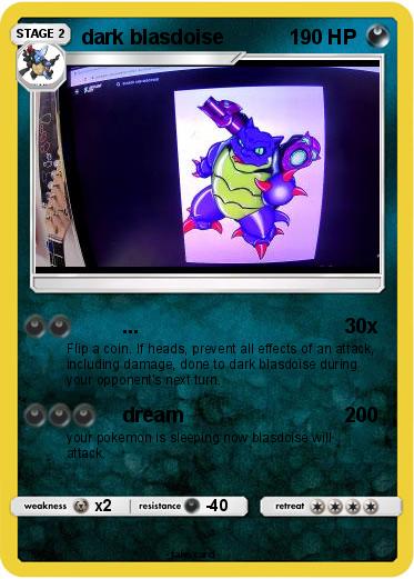 Pokemon dark blasdoise