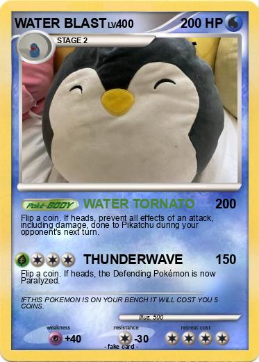 Pokemon WATER BLAST