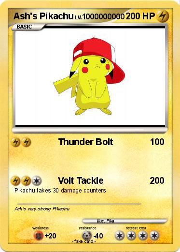 Pokemon Ash's Pikachu
