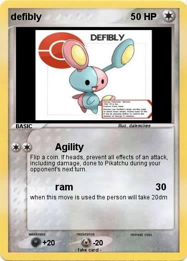 Pokemon defibly