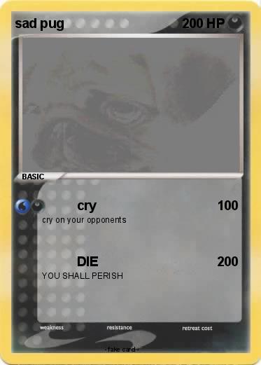 Pokemon sad pug