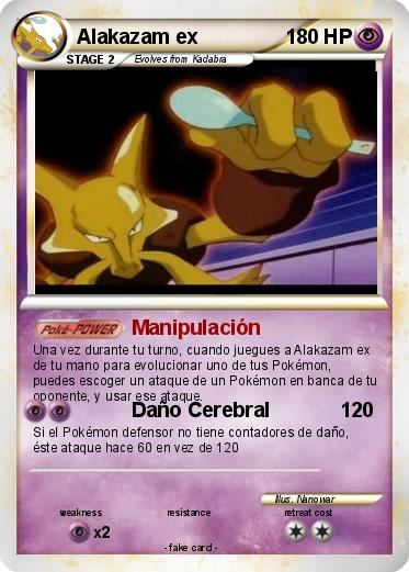 Pokemon Alakazam ex