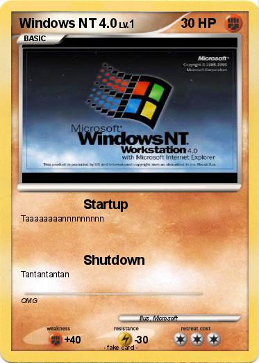 Pokemon Windows NT 4.0