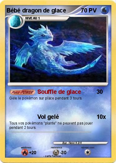 Pokemon Bébé dragon de glace