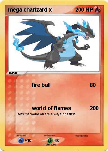 Pokemon mega charizard x