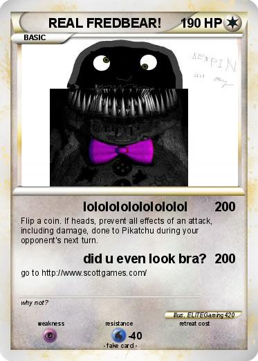 Pokemon REAL FREDBEAR!