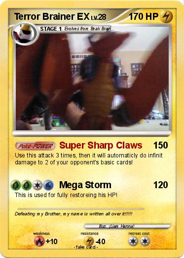 Pokemon Terror Brainer EX