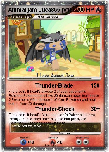 Pokemon Animal jam Luca865 (V1)