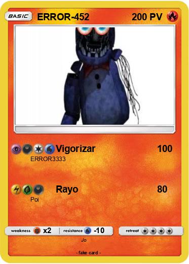 Pokemon ERROR-452