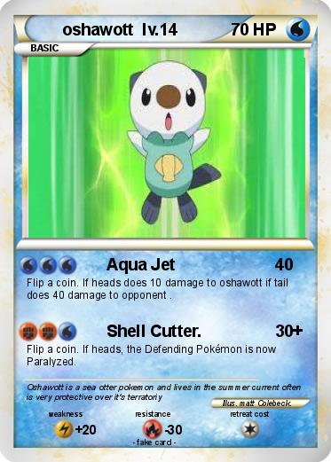 Pokemon oshawott  lv.14
