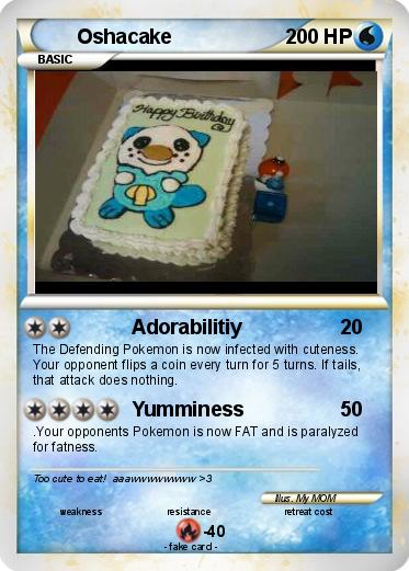 Pokemon Oshacake