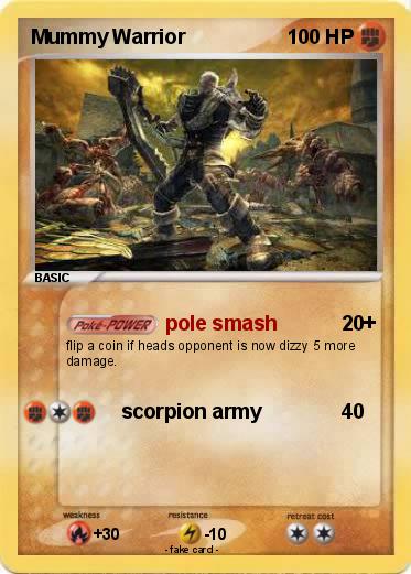 Pokemon Mummy Warrior