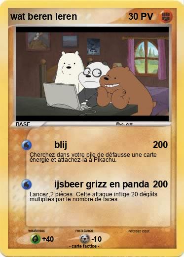 Pokemon wat beren leren